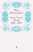 First Year'S Work, 1937-1938