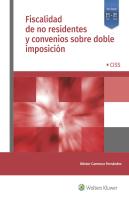 Fiscalidad De No Residentes Y Convenios Sobre Doble Imposicion