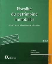 Fiscalité Du Patrimoine Immobilier (Édition 2012)