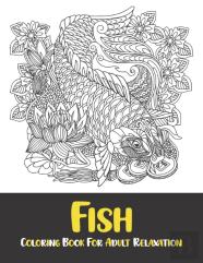 Fish Coloring Book For Adult Relaxation