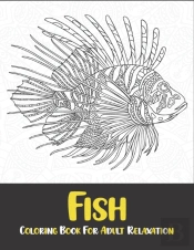 Fish Coloring Book For Adult Relaxation