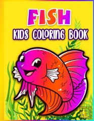 Fish Kids Coloring Book