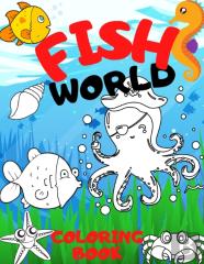 Fish World Coloring Book