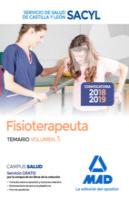 Fisioterapeuta Del Servicio De Salud De Castilla Y León (Sacyl). Temario Volumen 3