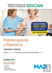 Fisioterapeuta Y Matrón/A Del Servicio De Salud De Castilla-La Mancha (Sescam). Temario Común