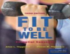 Fit To Be Well: Essential Concepts