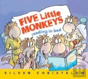Five Little Monkeys Reading In Bed
