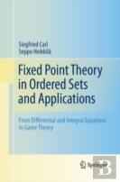 Fixed Point Theory In Ordered Sets And Applications