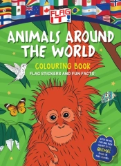 Flag It! Animals Around The World Colouring Book