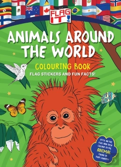 Bertrand.pt - Flag It! Animals Around The World Colouring Book