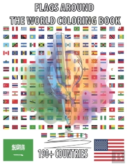 Bertrand.pt - Flags Around The World Coloring Book 190+ Countries