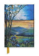 Flame Tree Notebook (Tiffany Leaded Landscape With Magnolia Tree)