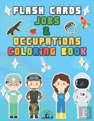Flash Cards Jobs & Occupations Coloring Book