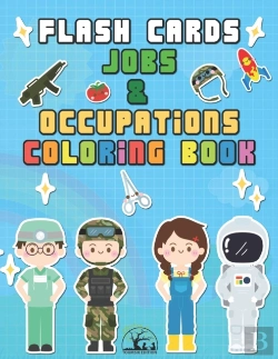 Bertrand.pt - Flash Cards Jobs & Occupations Coloring Book