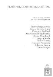 Flaubert,L'Empire De La Betise