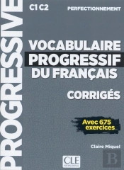 Fle ; Vocabulaire Progressif Du Français ; Corrigés ; C1 C2 (Édition 2019)