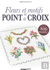 Fleurs Et Motifs Au Point De Croix