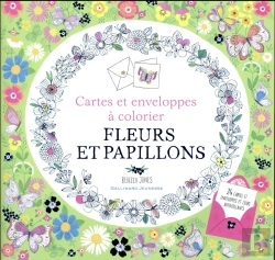 Bertrand.pt - Fleurs Et Papillons : Cartes Et Enveloppes A Colorier