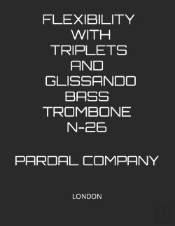Bertrand.pt - Flexibility With Triplets And Glissando Bass Trombone N-26