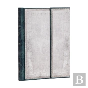 Flint Midi Lined Hardcover Journal (Wrap Closure)
