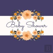 Floral Baby Shower Guest Book (Hardcover)