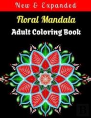 Floral Mandala Adult Coloring Book