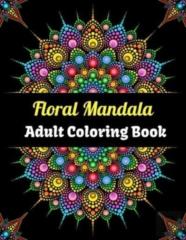 Floral Mandala Adult Coloring Book