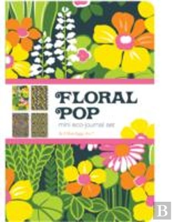 Bertrand.pt - Floral Pop 4 Mini Eco Journal Set