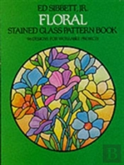 Floral Stained Glass Pattern Book