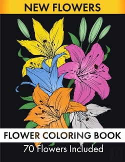 Bertrand.pt - Flower Coloring Book - 70 Flowers Included