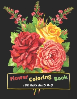 Bertrand.pt - Flower Coloring Book For Kids Ages 4-8