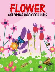 Flower Coloring Book For Kids