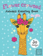 Flower Crowned Animals Coloring Book