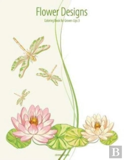 Bertrand.pt - Flower Designs Coloring Book For Grown-U