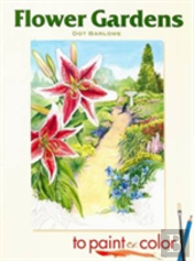 Flower Gardens To Paint Or Color