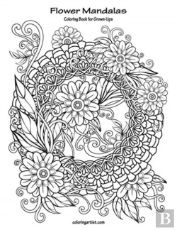 Bertrand.pt - Flower Mandalas Coloring Book For Grown-Ups