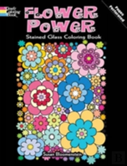 Bertrand.pt - Flower Power Stained Glass Coloring Book