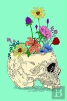 Flower Skull Journal