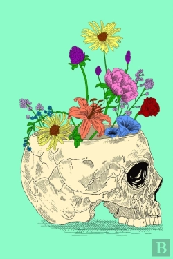 Bertrand.pt - Flower Skull Journal