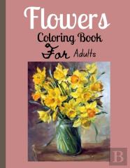 Flowers Adult Coloring Book