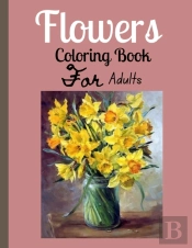 Flowers Adult Coloring Book