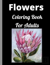 Flowers Adult Coloring Book