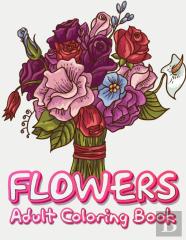 Flowers Adult Coloring Book