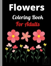 Flowers Adult Coloring Book