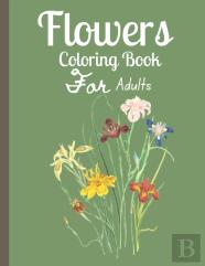 Flowers Adult Coloring Book