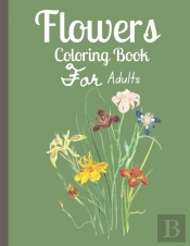 Flowers Adult Coloring Book