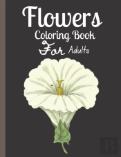 Flowers Adult Coloring Book
