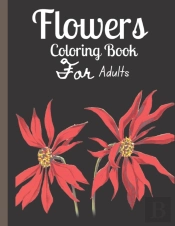 Flowers Adult Coloring Book