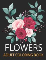 Flowers Adults Coloring Book