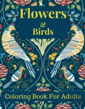 Flowers And Birds Coloring Book